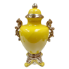 Tibor/Trofeo Porcelana 51 x 32 cm Amarillo con dorado - 20 in